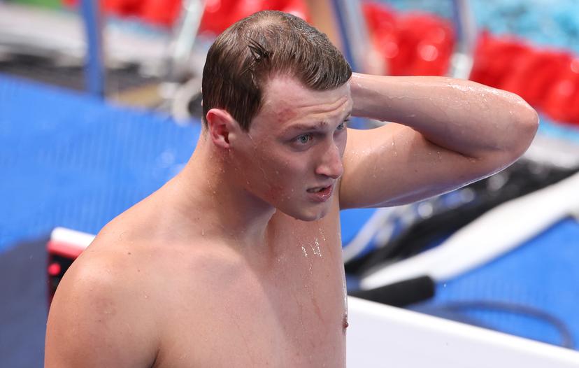 Belgian athlete Noah De Schryver and Belgian Noah De Schryver pictured after the heats of the men's 200m breaststroke event at the European Aquatics Championships in Paris, France on Wednesday 12 August 2026. BELGA PHOTO VIRGINIE LEFOUR