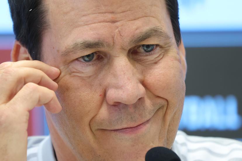 Belgium's head coach Rudi Garcia pictured at a press conference of Belgian national soccer team Red Devils, in Rijeka, Croatia, on Monday 01 June 2026. The Red Devils are playing a friendly game against Croatia tomorrow, part of the preparations for the 2026 FIFA World Cup. BELGA PHOTO BRUNO FAHY
