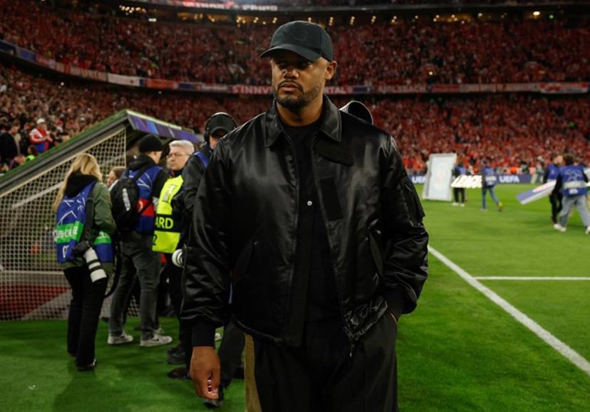 Bayern Munich's Belgian head coach Vincent Kompany arrives for the UEFA Champions League second-leg, semi-final football match between FC Bayern Munich and Paris Saint-Germain (PSG) in Munich, southern Germany on May 6, 2026.  Odd ANDERSEN / AFP