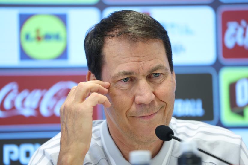 Belgium's head coach Rudi Garcia pictured at a press conference of Belgian national soccer team Red Devils, in Rijeka, Croatia, on Monday 01 June 2026. The Red Devils are playing a friendly game against Croatia tomorrow, part of the preparations for the 2026 FIFA World Cup. BELGA PHOTO BRUNO FAHY