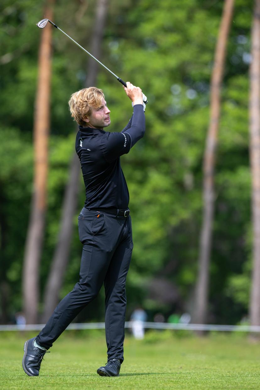 Belgian James Meyer De Beco pictured during the first round (1/4) of the 2026 Soudal Open DP World Tour golf tournament in Schilde, Thursday 21 May 2026. The Soudal Open takes place from 21 to 24 May at the Rinkven Golf Club in Schilde. BELGA PHOTO JONAS ROOSENS