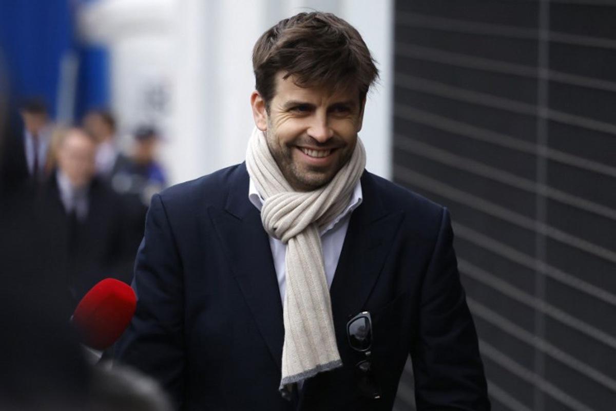 Former Spanish footballer Gerard Pique arrives to testify at a court in Majadahonda on March 14, 2025. The former Spanish footballer Gerard Pique has been summoned to testify today by the judge as an indicted suspect in a corruption case related to the relocation contract of the Spanish Super Cup to Saudi Arabi OSCAR DEL POZO / AFP