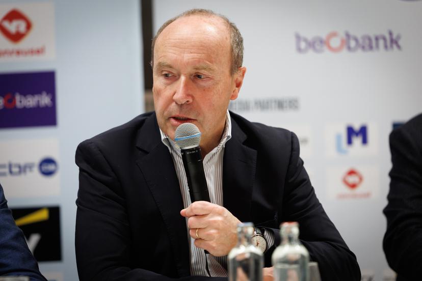 President of the Belgian Cycling Federation Tom Van Damme pictured during a press conference ahead of the UEC Cyclocross European championships, Friday 07 November 2025, Middelkerke. The European cyclocross championships take place on 8 and 9 November. BELGA PHOTO KURT DESPLENTER