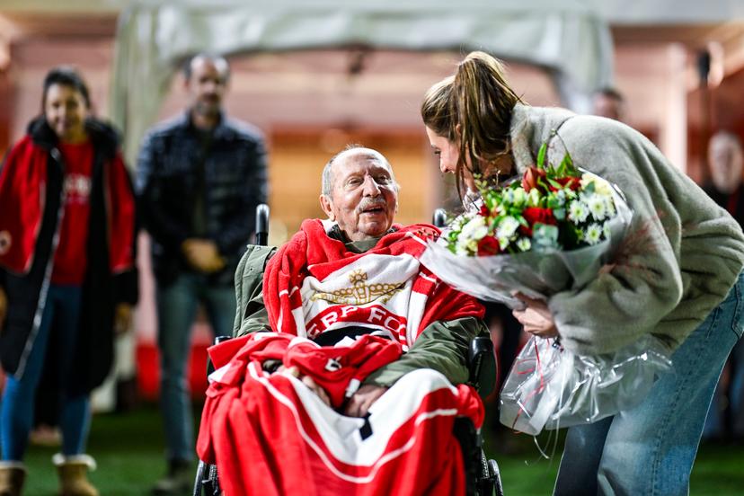Former Antwerp FC player Laszlo Fazekas pictured at the start of a soccer game between Royal Antwerp FC and RAAL La Louviere, in the 1/4 final of the Croky Cup Belgian cup, Tuesday 13 January 2026 in Antwerp. BELGA PHOTO TOM GOYVAERTS