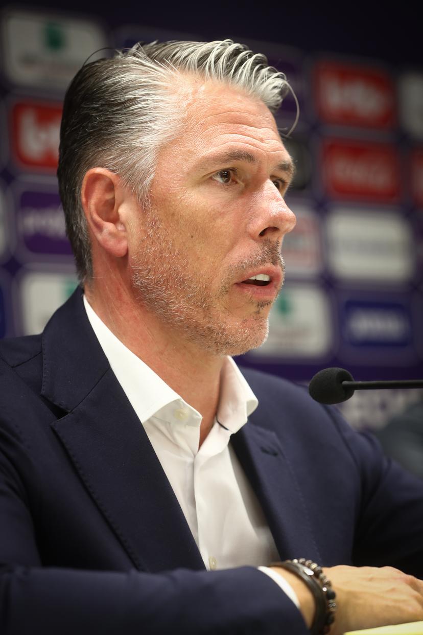 Anderlecht's sports director Michael Verschueren pictured during a press conference of Jupiler Pro League team RSC Anderlecht to present it's new head coach, Monday 17 June 2019 in Brussels. BELGA PHOTO VIRGINIE LEFOUR