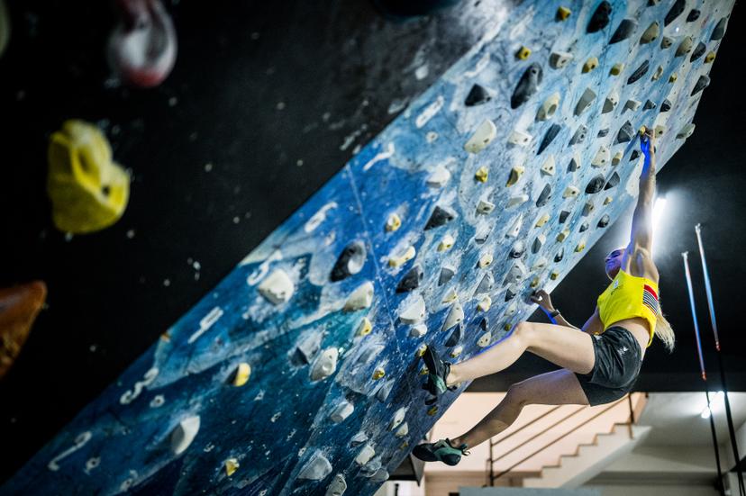 Athlete Heloise Doumont pictured during the annual winter training camp of Team Belgium organized by the BOIC-COIB Belgian Olympic Committee, in Belek, Turkey, Tuesday 25 November 2025. The camp takes place from 19 to 26 November and focuses on the initial preparations for the 2028 Olympic Games in Los Angeles. BELGA PHOTO JASPER JACOBS