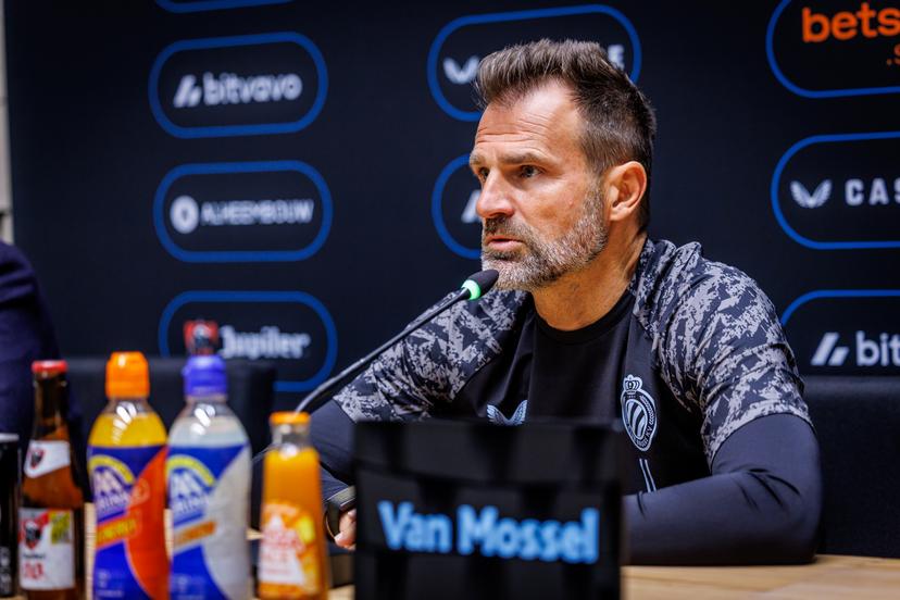 Club's head coach Ivan Leko pictured during a press conference of Belgian soccer team Club Brugge KV, Friday 15 May 2026 in Brugge, regarding their lasts games of the Champion's Play-Off (PO 1) competition of the Jupiler Pro League. BELGA PHOTO KURT DESPLENTER