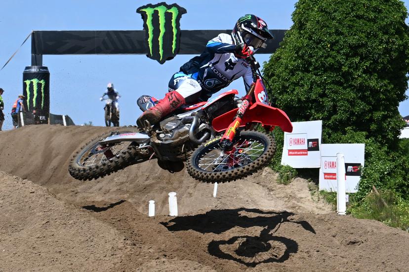 Dutch Jeffrey Herlings pictured in action during the motocross MXGP Grand Prix Flanders, race 14/20 of the FIM Motocross World Championship, Sunday, August 2, 2026, in Lommel. BELGA PHOTO JILL DELSAUX