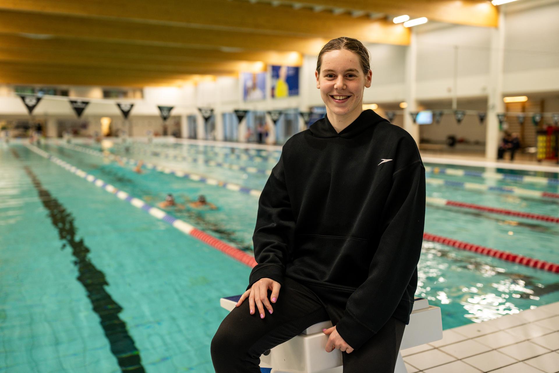 Belgian Roos Vanotterdijk pictured during the Open Belgian Swimming Championships 2026 (15-17/05), in Antwerp, on Sunday 17 May 2026. BELGA PHOTO DAVID PINTENS