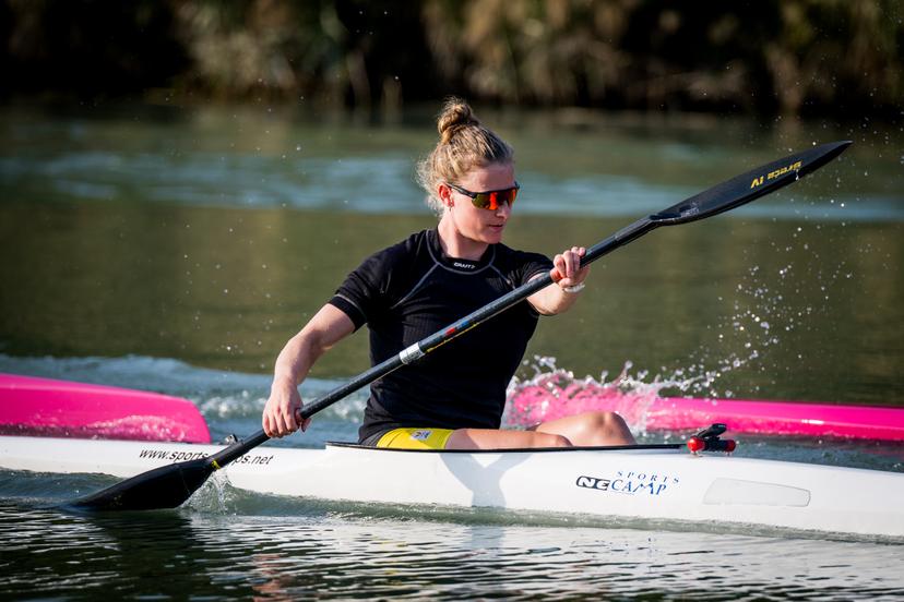 Athlete Hermien Peters pictured during the annual winter training camp of Team Belgium organized by the BOIC-COIB Belgian Olympic Committee, in Belek, Turkey, Tuesday 25 November 2025. The camp takes place from 19 to 26 November and focuses on the initial preparations for the 2028 Olympic Games in Los Angeles. BELGA PHOTO JASPER JACOBS