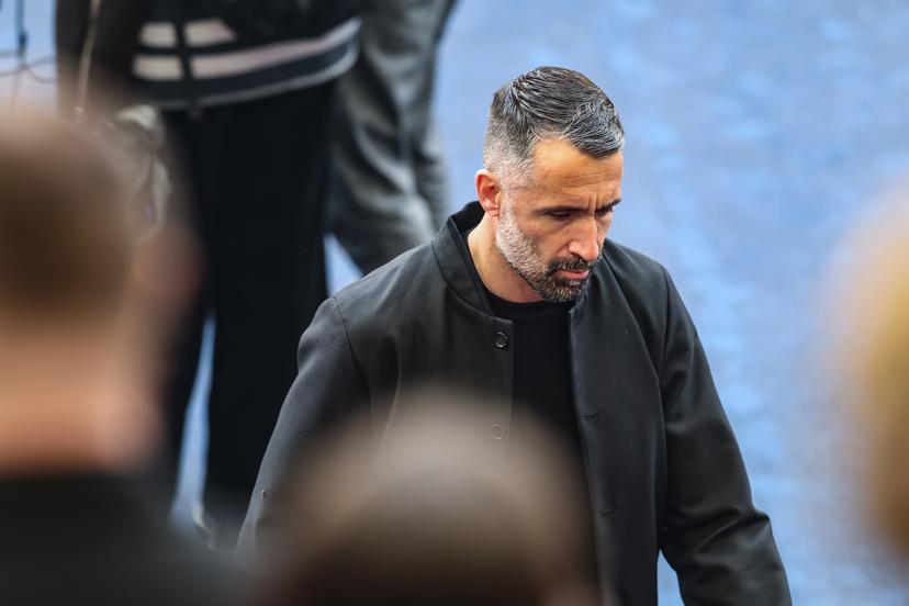 Anderlecht's coach Jeremy Taravel looks dejected after a soccer game between Royale Union Saint-Gilloise and RSC Anderlecht, Thursday 14 May 2026 in Brussels, the final of the 'Croky Cup' Belgian soccer cup. BELGA PHOTO BRUNO FAHY