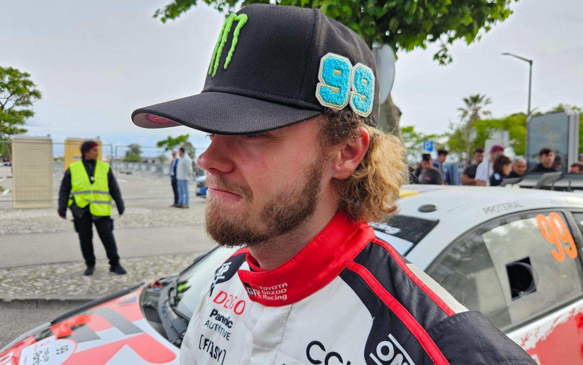 Sweden's rally driver Olivier Solberg pictured at a stage of the Rally de Portugal event in Figueira da Foz, Portugal on Thursday 07 May 2026. BELGA PHOTO ERIC DUPAIN
