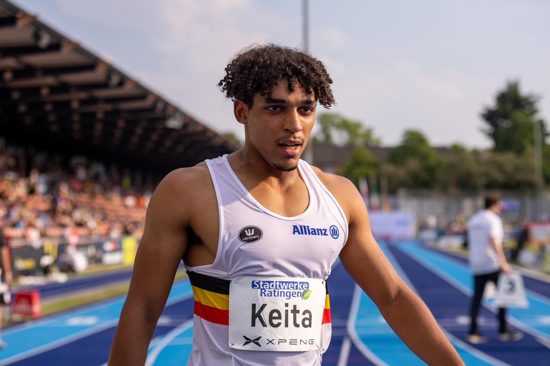 Belgian Dai Keita pictured at the men's decathlon event at the Stadtwerke Ratingen Mehrkampf-Meeting, IAAF World Athletics Combined Events Tour, in Ratingen, Germany, on Saturday 27 June 2026.  BELGA PHOTO BJORN PAREE