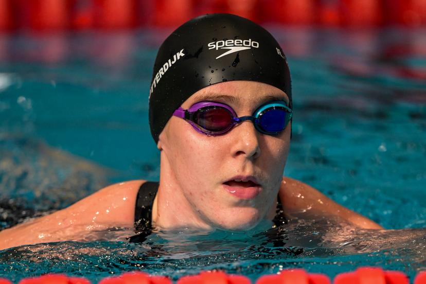 Belgian Roos Vanotterdijk pictured in action during the 200m medley race during the Open Belgian Swimming Championships 2026 (15-17/05), in Antwerp, on Saturday 16 May 2026. BELGA PHOTO DAVID PINTENS