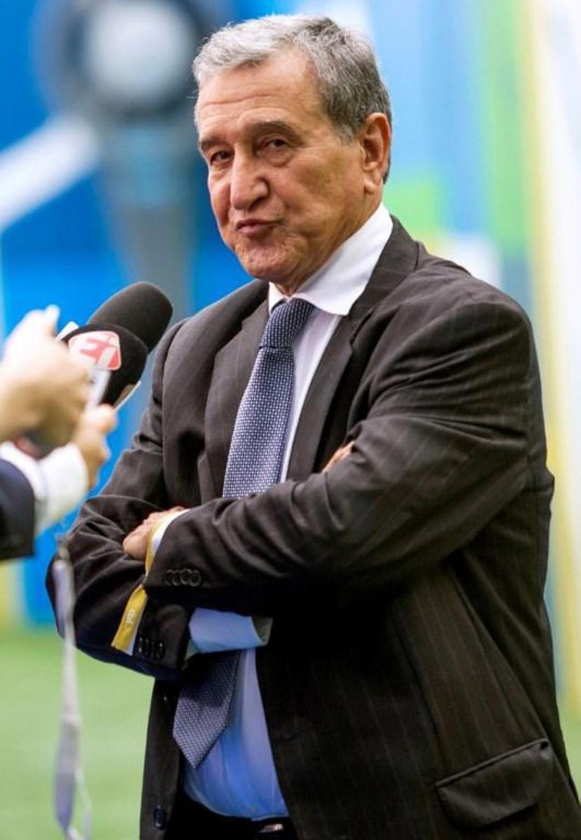 Former Brazilian national team coach and World Champion (1994) Carlos Alberto Parreira attends the inauguration ceremony of Brazilian Football Confederation (CBF) new president Rogerio Caboclo (out of frame), at the CBF headquarters in Barra da Tijuca, Rio de Janeiro, Brazil on April 9, 2019.   Douglas Shineidr / AFP