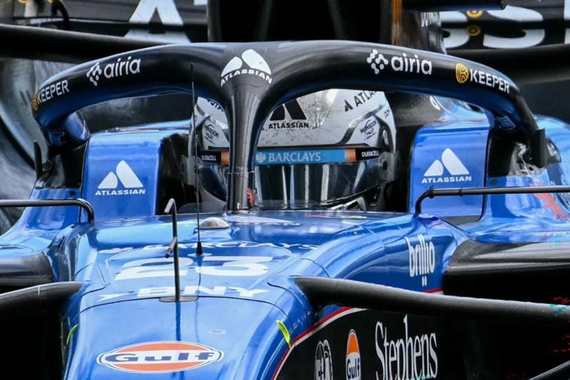Williams' Thai driver Alexander Albon drives during the Formula One Australian Grand Prix at the Albert Park Circuit in Melbourne on March 8, 2026.   Paul Crock / AFP