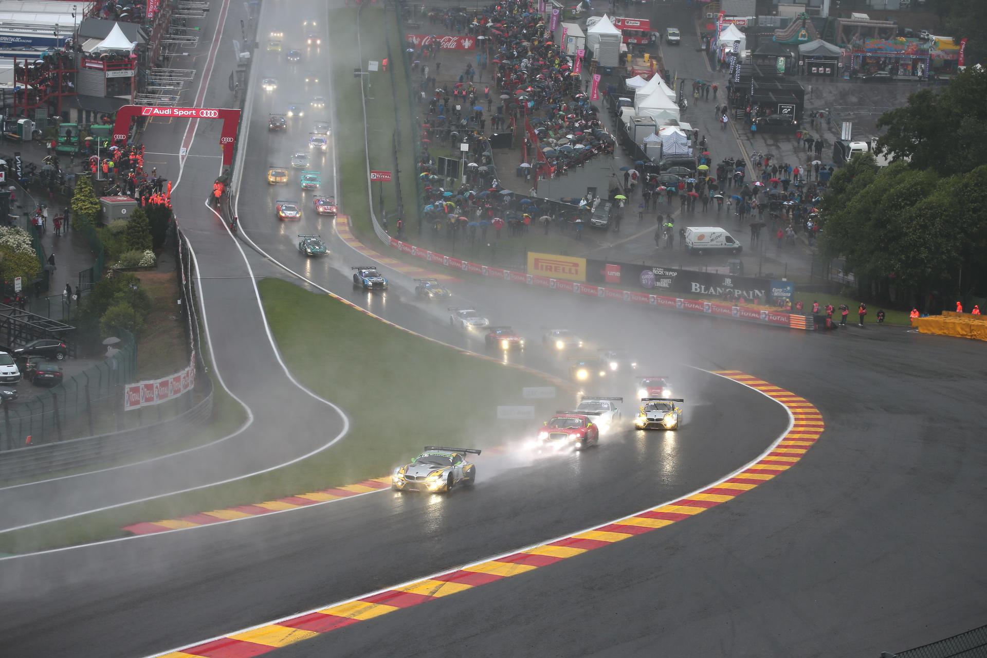 20150725 - SPA, BELGIUM: Illustration picture taken during the 'Total 24 hours of Spa' motor racing contest at the Spa-Francorchamps track, Saturday 25 July 2015 in Spa. BELGA PHOTO GEORGES DE COSTER