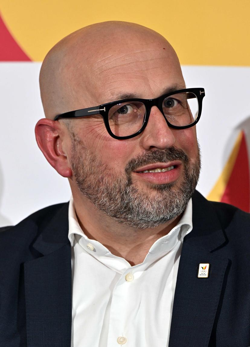 Corne Lepoeter pictured during a press conference 'One Year To Go: Road to Milano-Cortina 2026' by the Belgian Olympic and Interfederal Committee (BOIC) and the Royal Belgian Speed Skating Federation (KBSF), in Oostkamp, on Thursday 06 February 2025, one year ahead of the Milano-Cortina Olympic Winter Games. At 8:00 p.m., the official countdown will be launched, exactly one year before the opening ceremony in Milan. BELGA PHOTO ERIC LALMAND