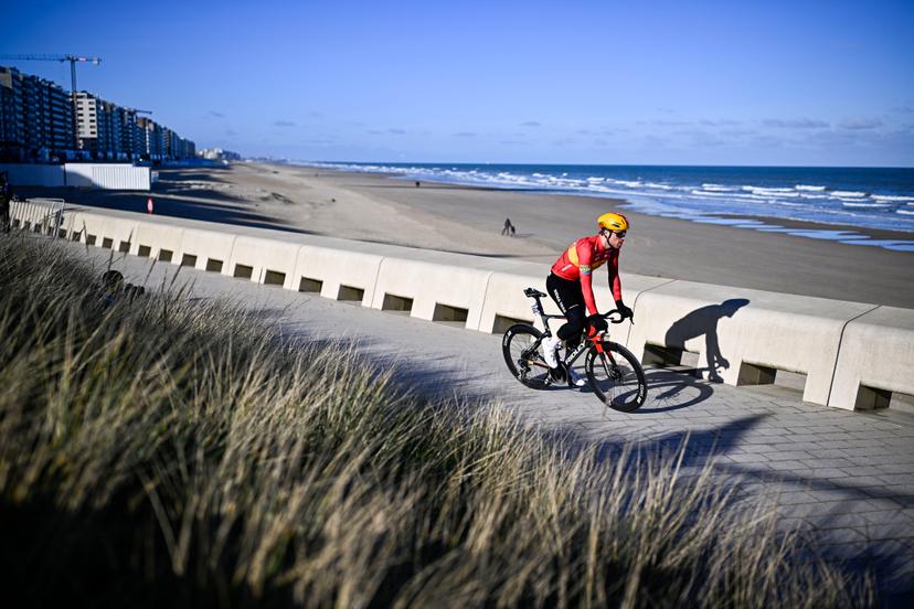 Norwegian Rasmus Tiller of Uno-X Mobility pictured at the start of the men elite 'Middelkerke-Wevelgem - In Flanders Fields' one day cycling race, 240.8 km from Middelkerke to Wevelgem, on Sunday 29 March 2026. BELGA PHOTO JASPER JACOBS