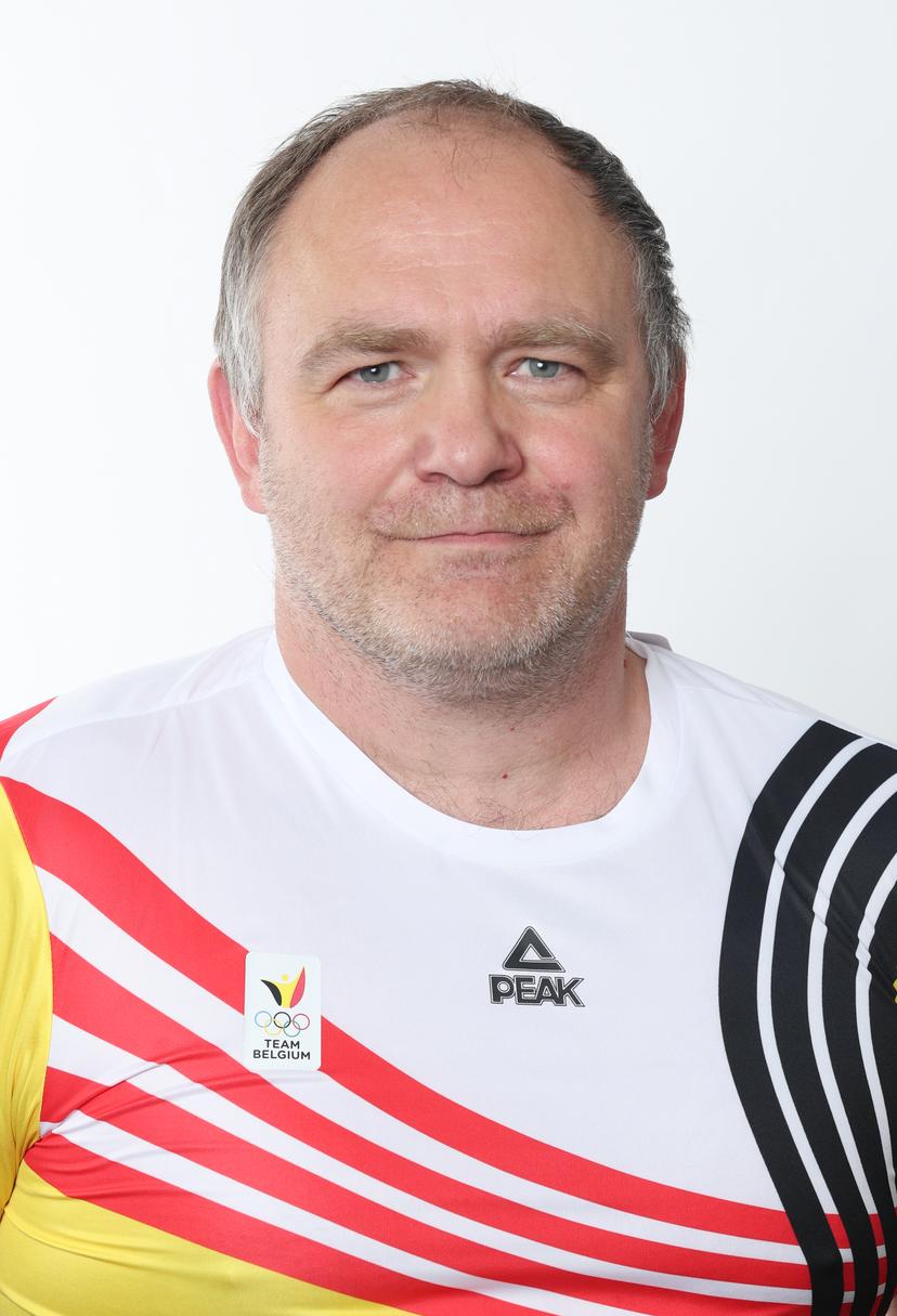 technical director Koen Sleeckx pictured during a photoshoot for the Belgian Olympic Committee BOIC - COIB ahead of the Paris 2024 Olympic Games, in Brussels, Monday 08 July 2024. BELGA PHOTO VIRGINIE LEFOUR