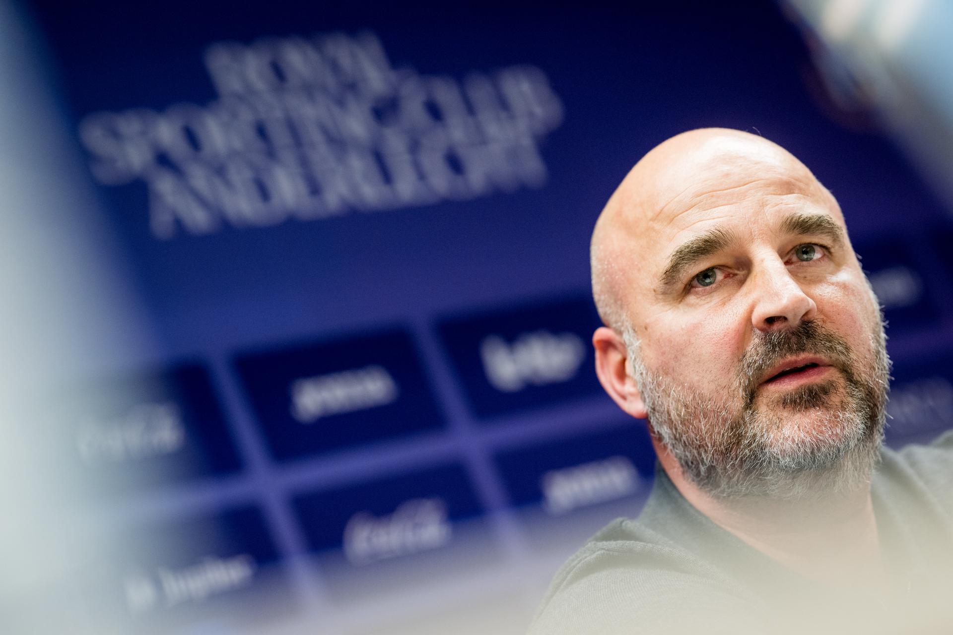 Anderlecht's sports director Antoine Sibierski pictured during a press conference of Belgian soccer team RSC Anderlecht to present their new sporting director, on Wednesday 06 May 2026 in Brussels. French Sibierski has been appointed, coming over from French 2nd division team ESTAC Troyes. BELGA PHOTO JASPER JACOBS