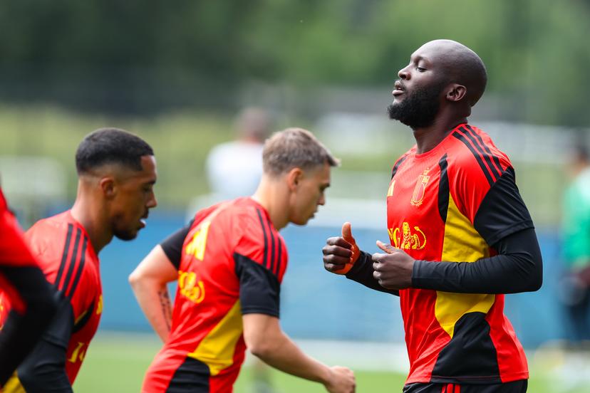 Belgium's Romelu Lukaku pictured during a training session of Belgian national soccer team Red Devils in their base camp, home of the Seattle Sounders, Renton, Seattle, USA, on Friday 19 June 2026. The Red Devils prepare for their next game in the group stage of the 2026 FIFA World Cup. BELGA PHOTO BRUNO FAHY