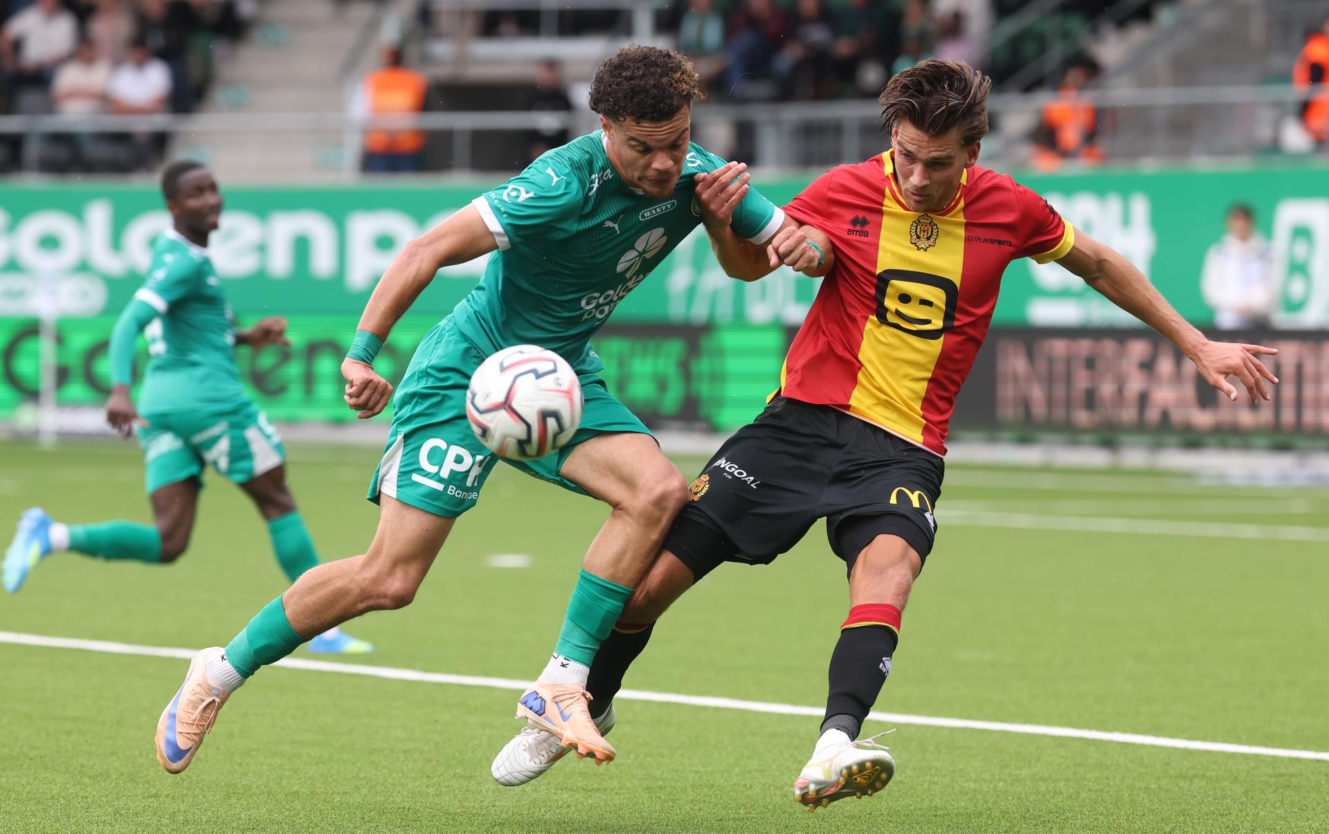 a soccer match between RAAL La Louvière and KV Mechelen Saturday 29 August 2026 in La Louvière, on day 4 of the 2026-2027 'Jupiler Pro League' first division of the Belgian championship. BELGA PHOTO VIRGINIE LEFOUR