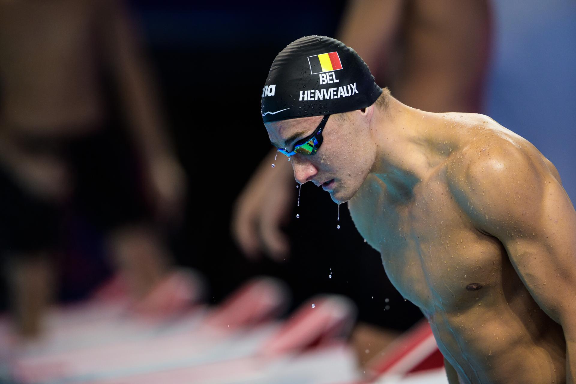 ATTENTION EDITORS - BENELUX ONLY - 250728 Lucas Pierre Henveaux of Belgium in men's 200 meters freestyle swimming semifinal during day 18 of the World Aquatics Championships on July 28, 2025 in Singapore. Photo: Joel Marklund / BILDBYRÅN / kod JM / JM0711 bbeng simning swimming svømming sim-vm vm sim-vm 2025 world aquatics championships 2025