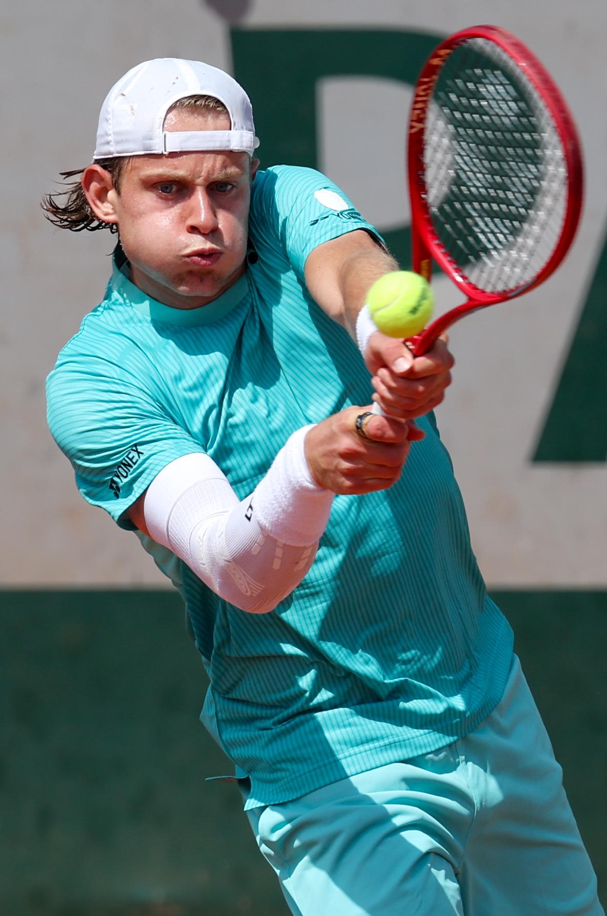 Belgian Zizou Bergs pictured in action during a first round match in the men's singles between Czech Machak and Belgian at the Roland Garros French Open tennis tournament, in Paris, France, Sunday 24 May 2026. This year's tournament takes place from 18 May to 07 June. BELGA PHOTO VIRGINIE LEFOUR