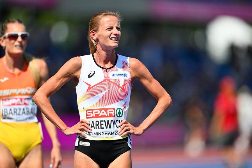 Belgian Mariska Parewyck pictured during the heats of the first round of the women's 800m race, at on the second day of the European Athletics Championships (August 10-18) in Birmingham, United Kingdom, on Tuesday 11 August 2026. BELGA PHOTO ERIC LALMAND