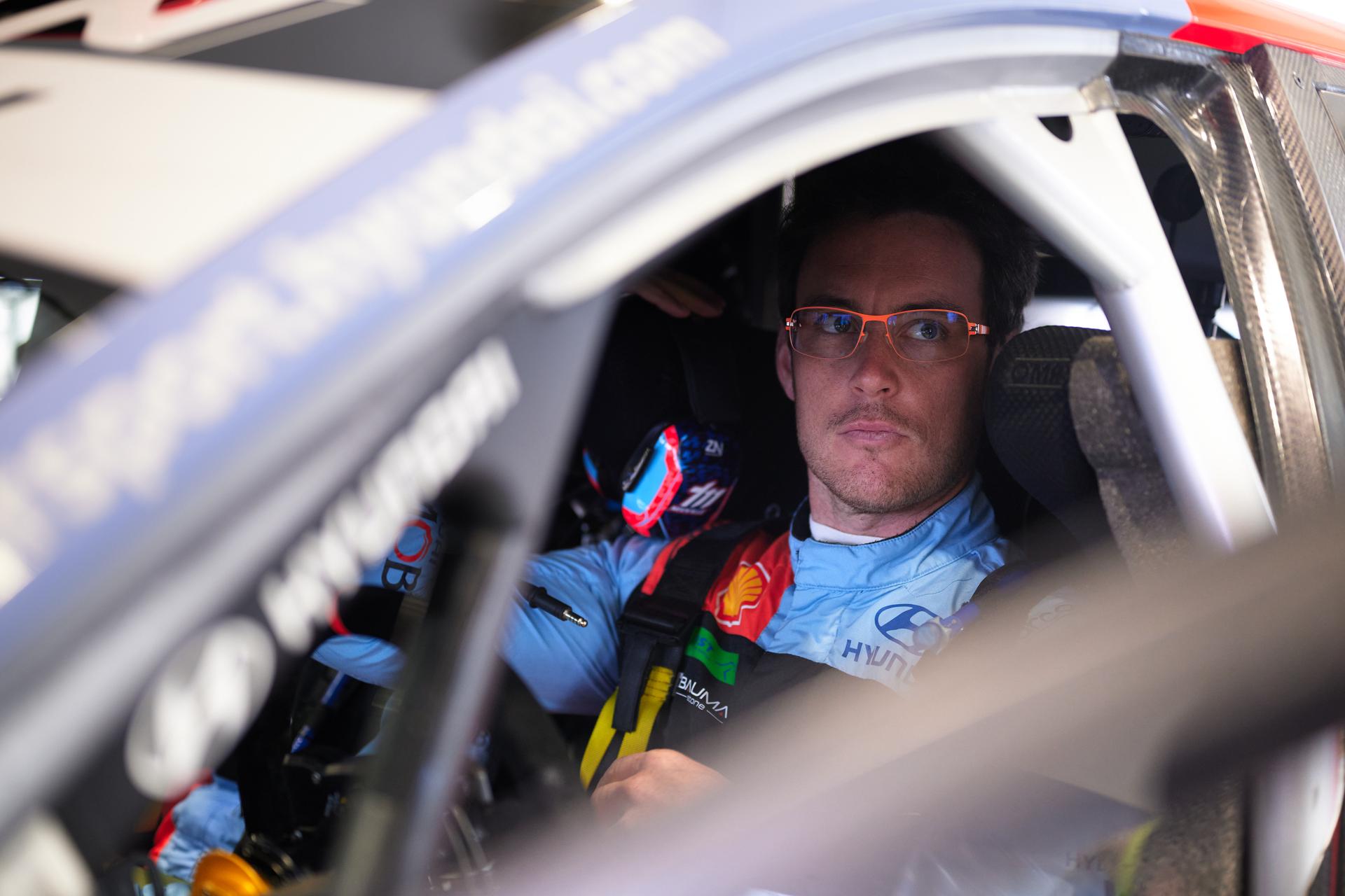 ATTENTION EDITORS - HAND OUT PICTURES - EDITORIAL USE ONLY - MANDATORY CREDIT 'Vincent Thuillier - Hyundai Motorsport' This handout picture, distributed by Eric Dupain, shows Thierry Neuville during the shakedown stage of the Rally of Croatia, stage 3 of the WRC, in Rijeka, Croatia, on Thursday 09 April 2026. PHOTO HANDOUT Vincent Thuillier - HYUNDAI MOTORSPORT *** Belga and Belga Editorial Board decline all responsibility regarding the content of this picture. ***