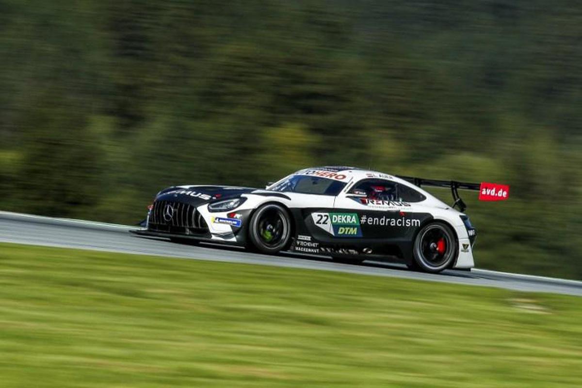 Austria's Lucas Auer of the Winward Racing Team steers his car during the second qualifying round at the second day of the DTM of Austria, on September 5, 2021 at the Red Bull Ring in Spielberg, Austria. ERWIN SCHERIAU / APA / AFP Austria OUT SOUTH TYROL OUT