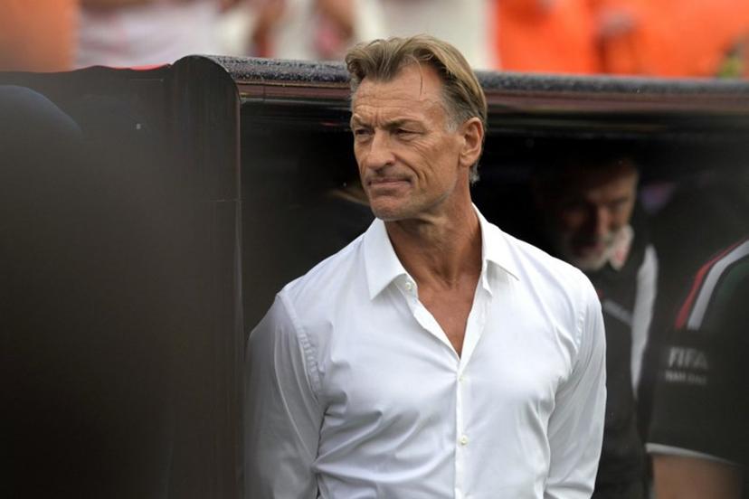Tunisia's French head coach Herve Renard gestures during the 2026 World Cup Group F football match between Tunisia and the Netherlands at the Kansas City Stadium in Kansas City on June 25, 2026. Juan MABROMATA / AFP