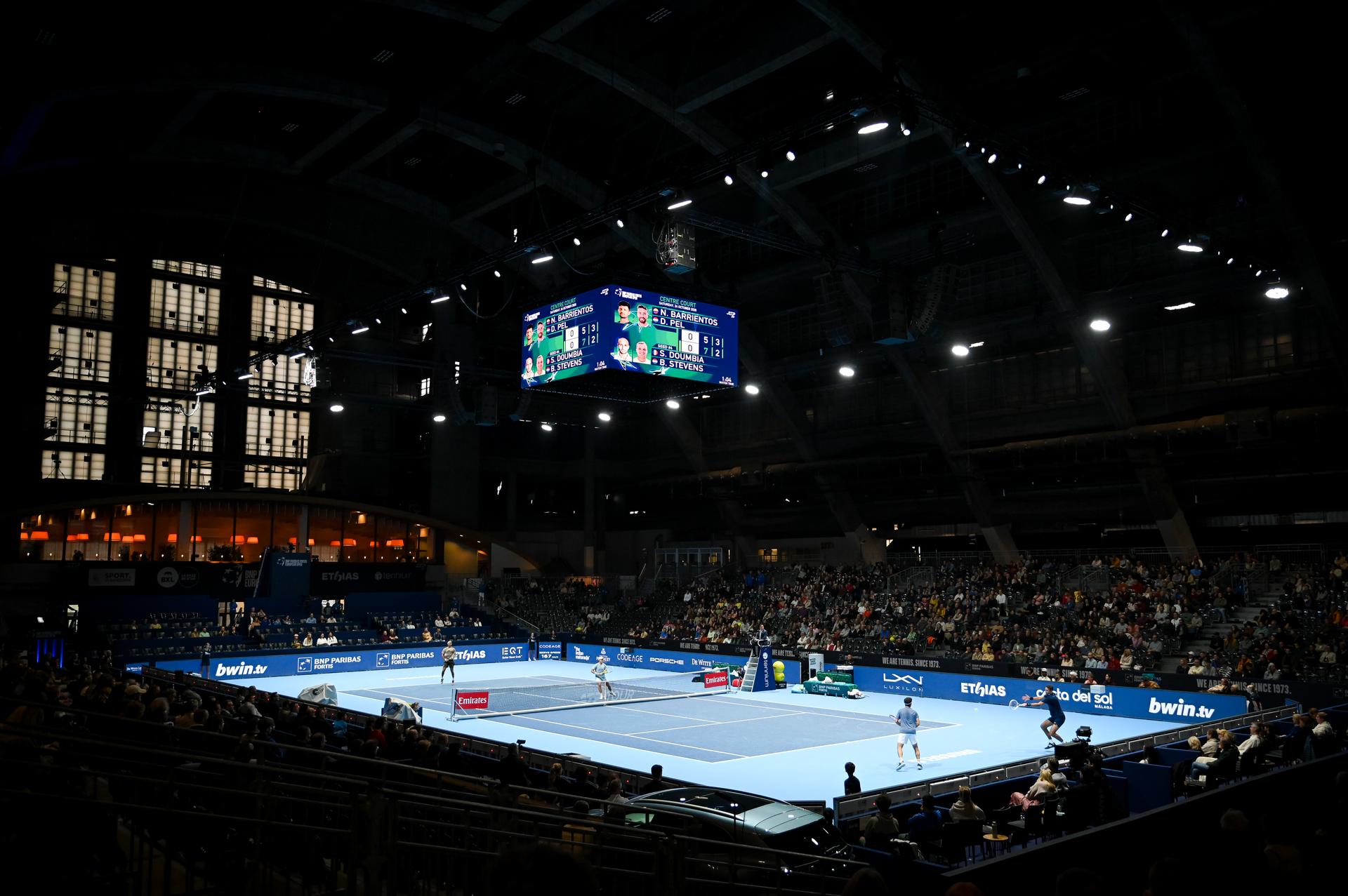 Illustration picture taken during of the European Open ATP tennis tournament in Brussels, on Saturday 24 October 2026. This year's edition of the tournament is taking place from 17 to 25 October BELGA PHOTO ELIAS ROM