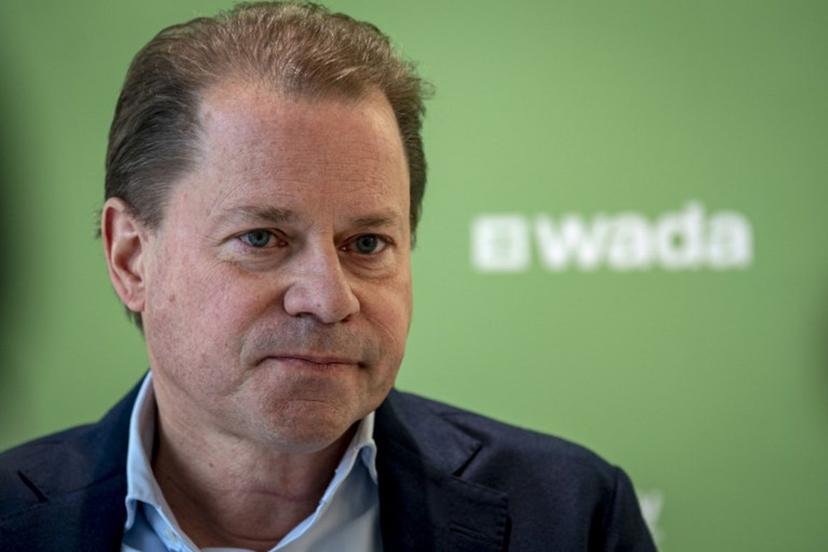 Olivier Niggli, Director General of the World Antid-Doping Agency (WADA), during an interview at the WADA offices in Montreal, Canada, on December 12, 2024. ANDREJ IVANOV / AFP
