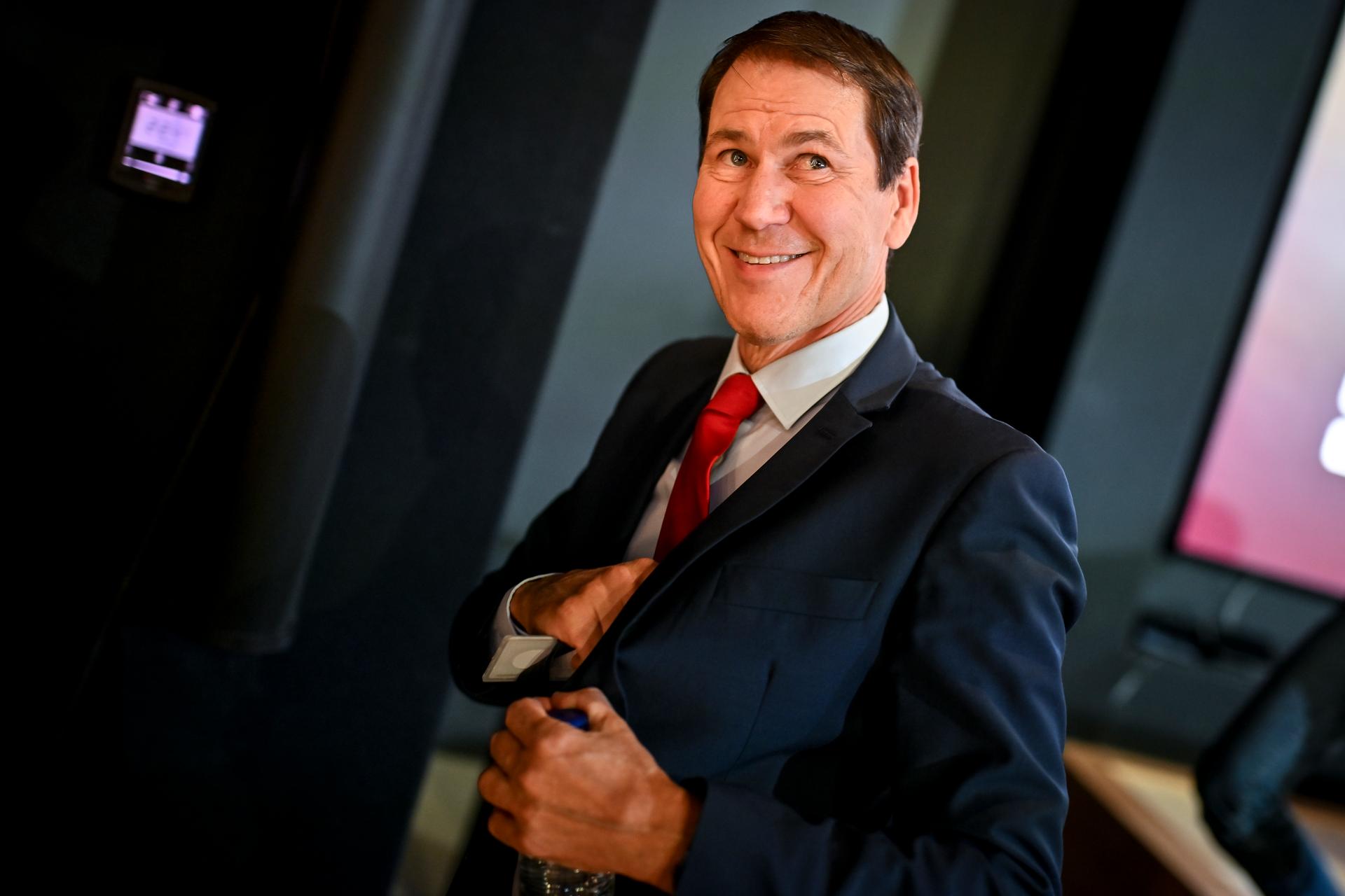 Belgium's head coach Rudi Garcia smiles after a press conference of Belgian national soccer team Red Devils to announce the selection for the 2026 FIFA World Cup, at the Proximus Basecamp in Tubize, on Friday 15 May 2026. The 2026 FIFA World Cup will take place in the United States, Mexico, and Canada from 11/06 to 19/07. BELGA PHOTO EMILE WINDAL