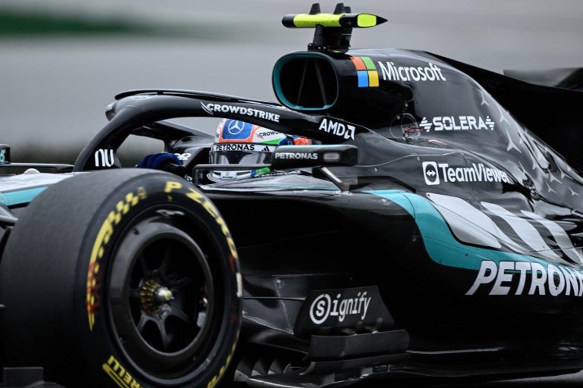 Mercedes' Italian driver Kimi Antonelli races during the 2026 Formula 1 Grand Prix du Canada at Circuit Gilles-Villeneuve in Montreal, Canada, on May 24, 2026. Andrej Ivanov / AFP