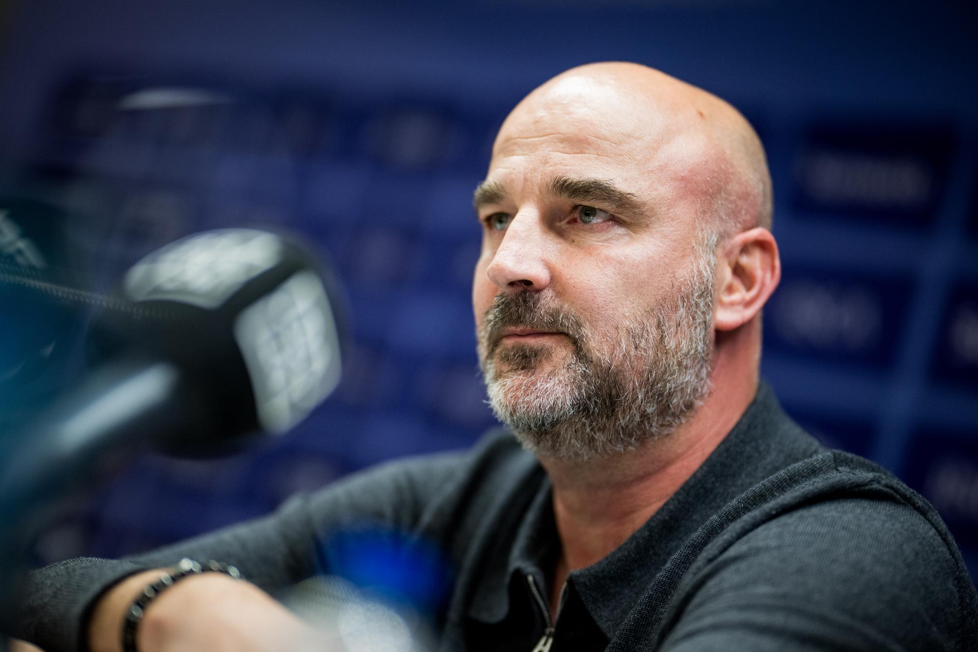 Anderlecht's sports director Antoine Sibierski pictured during a press conference of Belgian soccer team RSC Anderlecht to present their new sporting director, on Wednesday 06 May 2026 in Brussels. French Sibierski has been appointed, coming over from French 2nd division team ESTAC Troyes. BELGA PHOTO JASPER JACOBS