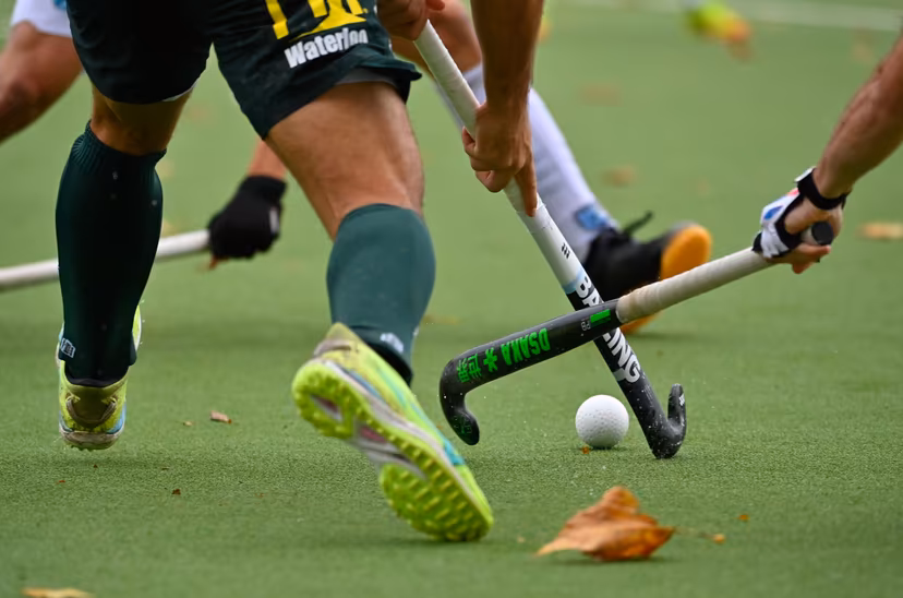 Illustration picture taken during a hockey game between Waterloo Ducks and Braxgata, Sunday 20 October 2024 in Brussels, on day 7 of the Belgian first division hockey championship. BELGA PHOTO JOHN THYS